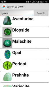 اسکرین شات برنامه Gemstones list with description 1