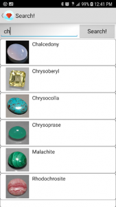 اسکرین شات برنامه Gemstones list with description 6