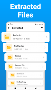 اسکرین شات 3 برنامه Zip Extractor - UnZIP, UnRAR