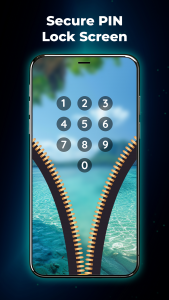 اسکرین شات 5 برنامه Zipper Lock Screen Wallpaper