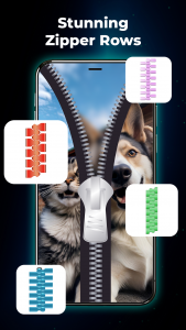 اسکرین شات 4 برنامه Zipper Lock Screen Wallpaper