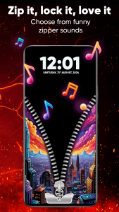 اسکرین شات 6 برنامه Zipper Lock Screen & Wallpaper