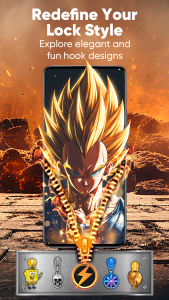 اسکرین شات 5 برنامه Zipper Lock Screen & Wallpaper