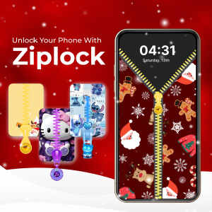 اسکرین شات برنامه ZipLock - Zipper Lock Screen 7