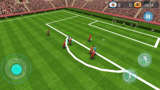 اسکرین شات بازی بازی فوتبال جام جهانی 1