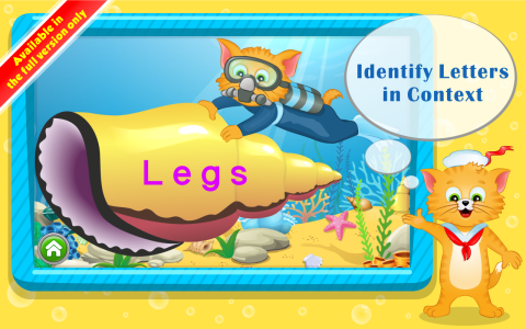 اسکرین شات 4 بازی Learn Letters with Captain Cat