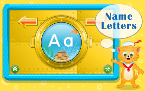 اسکرین شات بازی Learn Letters with Captain Cat 2