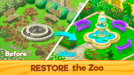 اسکرین شات بازی Zoo Rescue: Match 3 & Animals 1