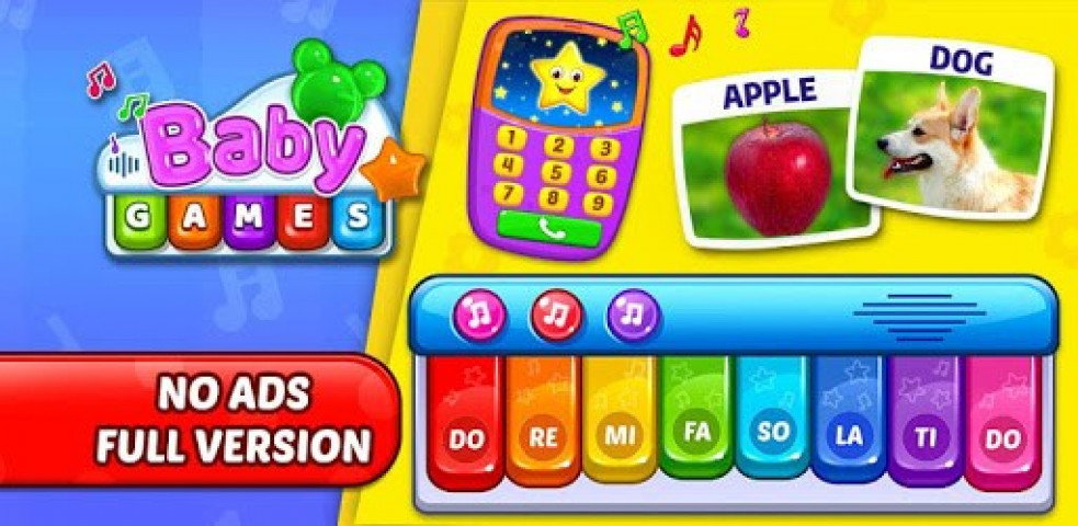 Baby Games - Piano, Baby Phone, First Words By RV AppStudios 