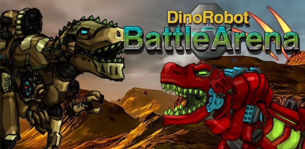 dino robot battle arena war